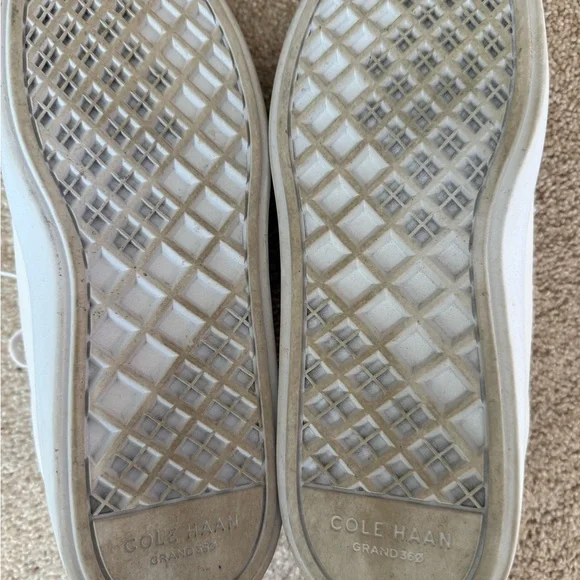 Cole Haan ladies White Leather Sneakers - Picture 7 of 8